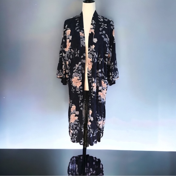 Kimono Cardigan Duster - Picture 1 of 2